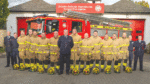 Firefighter Wayne steps out to a well-earned break