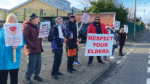 Respect your elders protest continues outside hospital