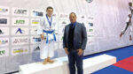 Calvin wins first gold at WKF Karate Youth League