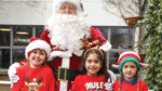 Grandad (93) brings some Christmas magic to school