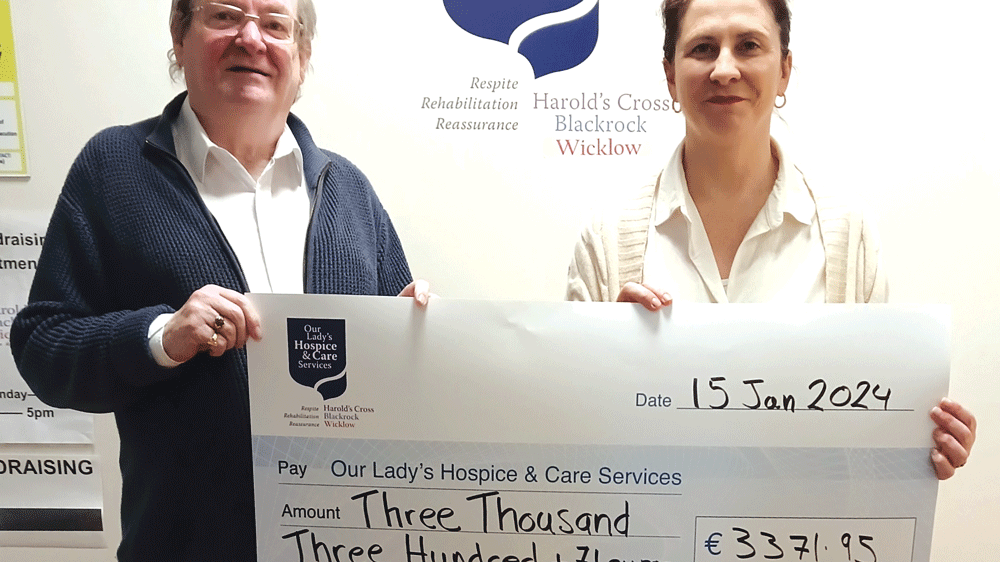 Darts tournament helps raise €3,350 for Our Lady’s Hospice Darts tournament helps raise €3,350 for Our Lady’s Hospice