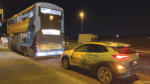 Driver threatened and eggs thrown at buses