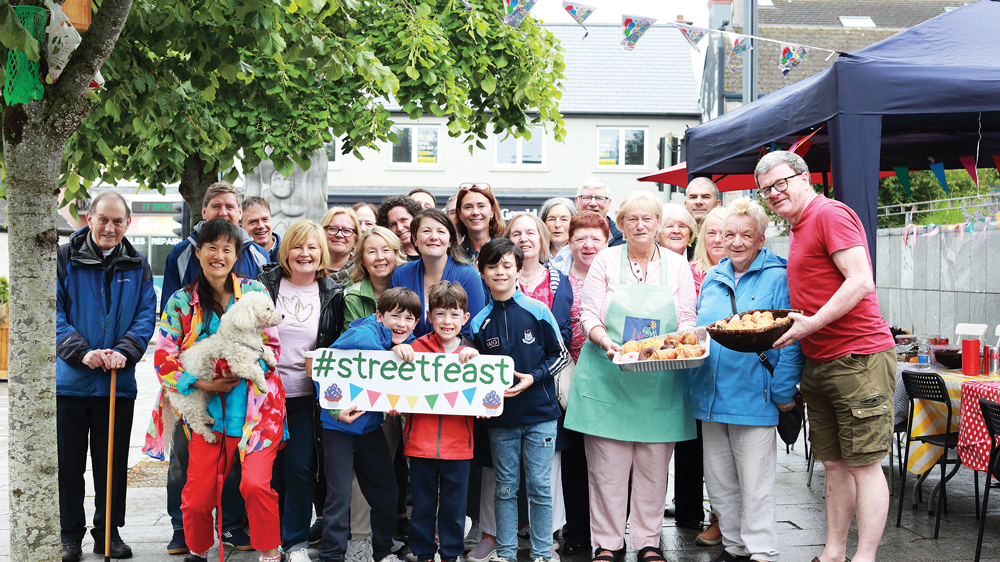 Great fun at colourful Street Feast in village