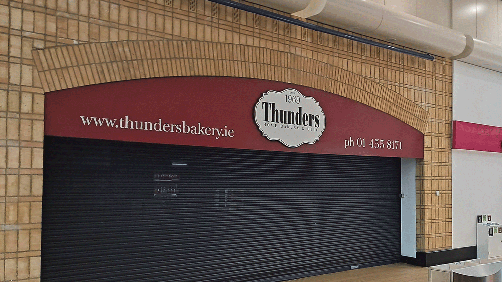 Thunders Bakery close due to difficult trading conditions