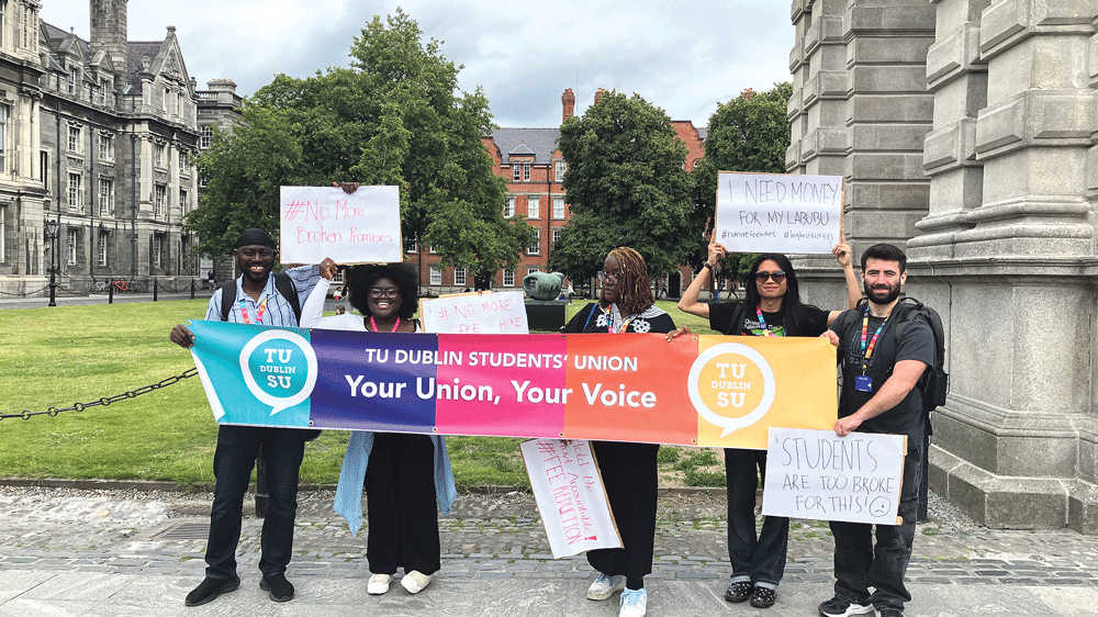 Shock, outrage over student fees going back to €3,000