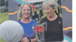 Kathleen and Marian complete their 150th parkrun in Tymon Park