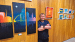 Broken to Beautiful and following the light art exhibition