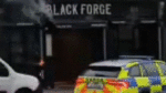 Emergency services attend to fire at McGregor’s Black Forge Pub