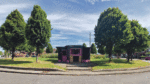 Quirky kiosk unit on roundabout can accommodate many different businesses