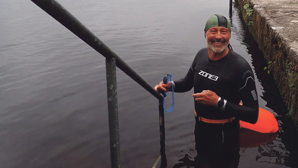 Swimming the length of the Shannon for Pieta House