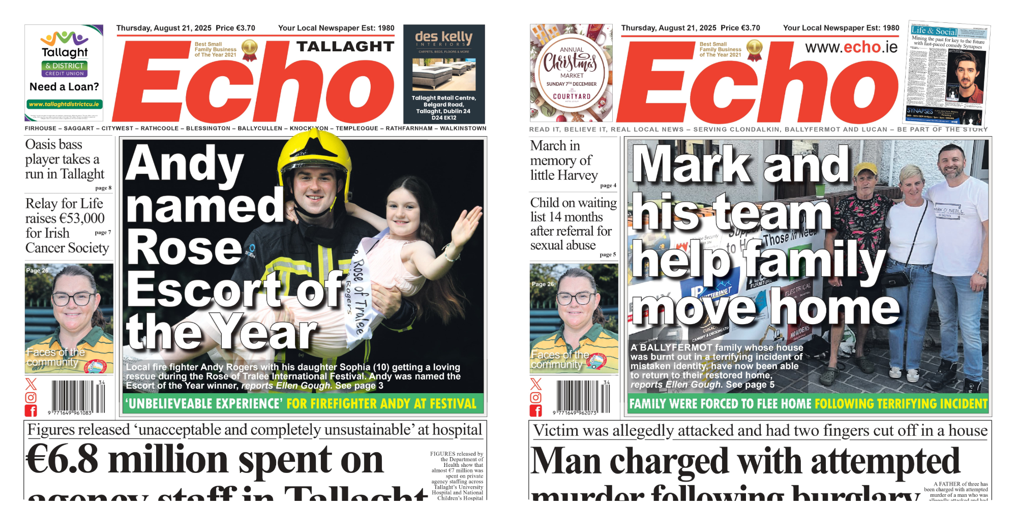 The Echo Newspaper, August 21st , 2025 – Tallaght edition