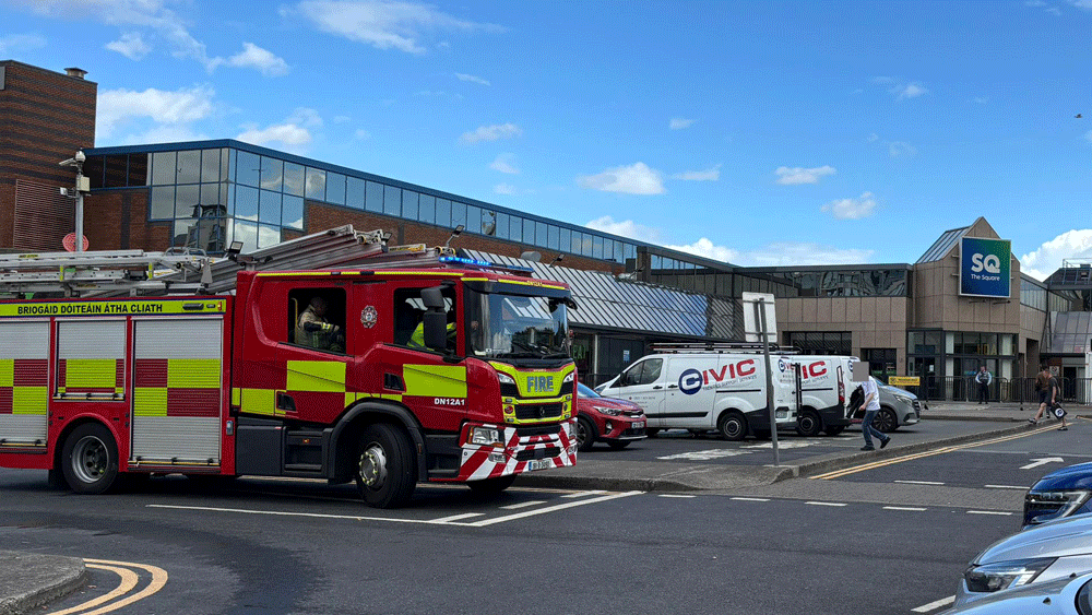 The Square evacuated following fire The Square evacuated following fire