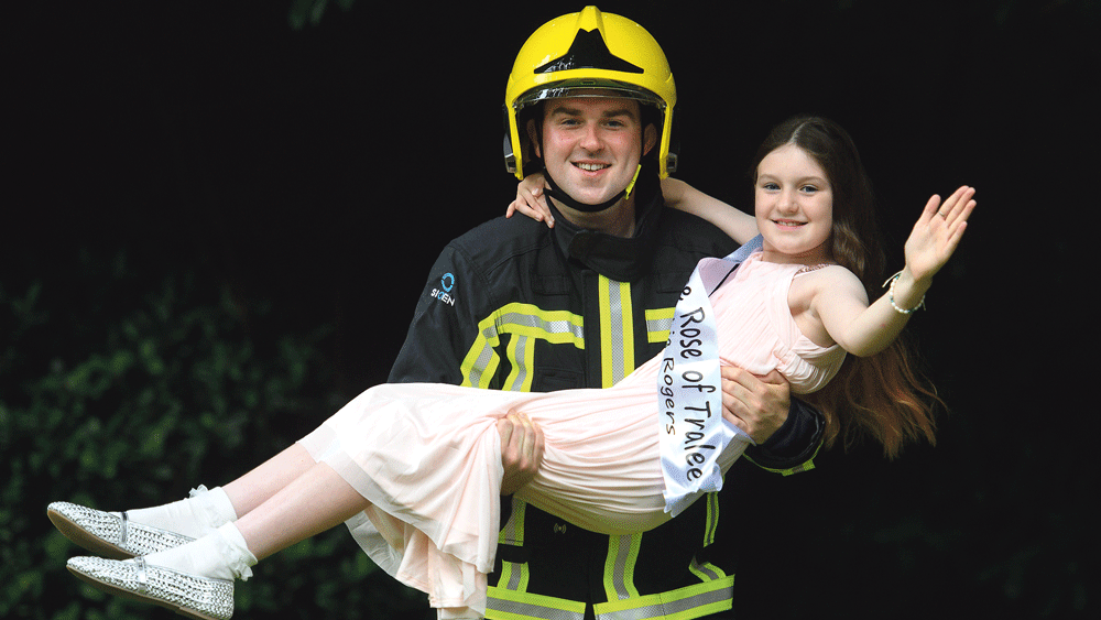 Firefighter Andy scoops Escort of the Year prize Firefighter Andy scoops Escort of the Year prize
