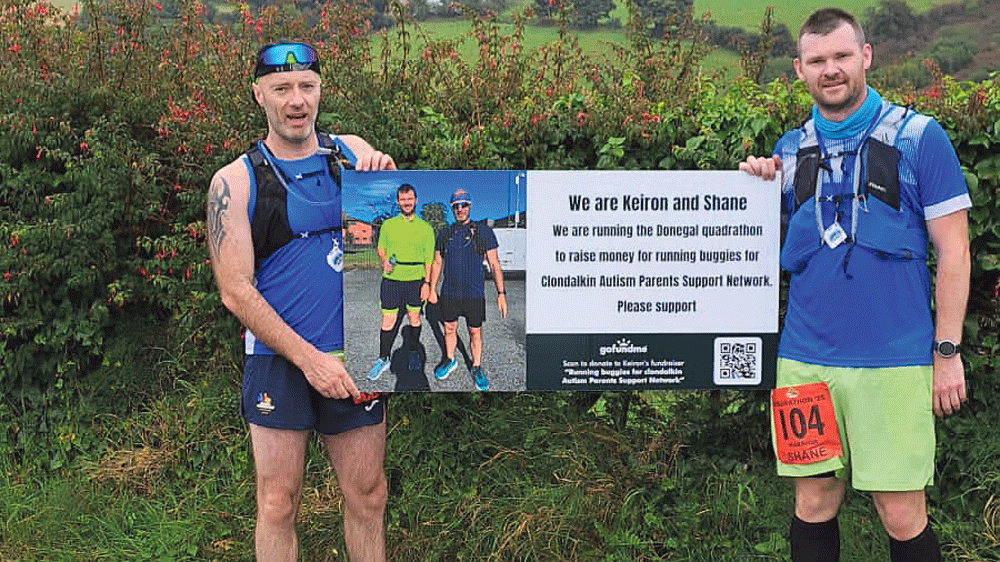 Quadrathon runners raise over €2,200 for CAP Quadrathon runners raise over €2,200 for CAP