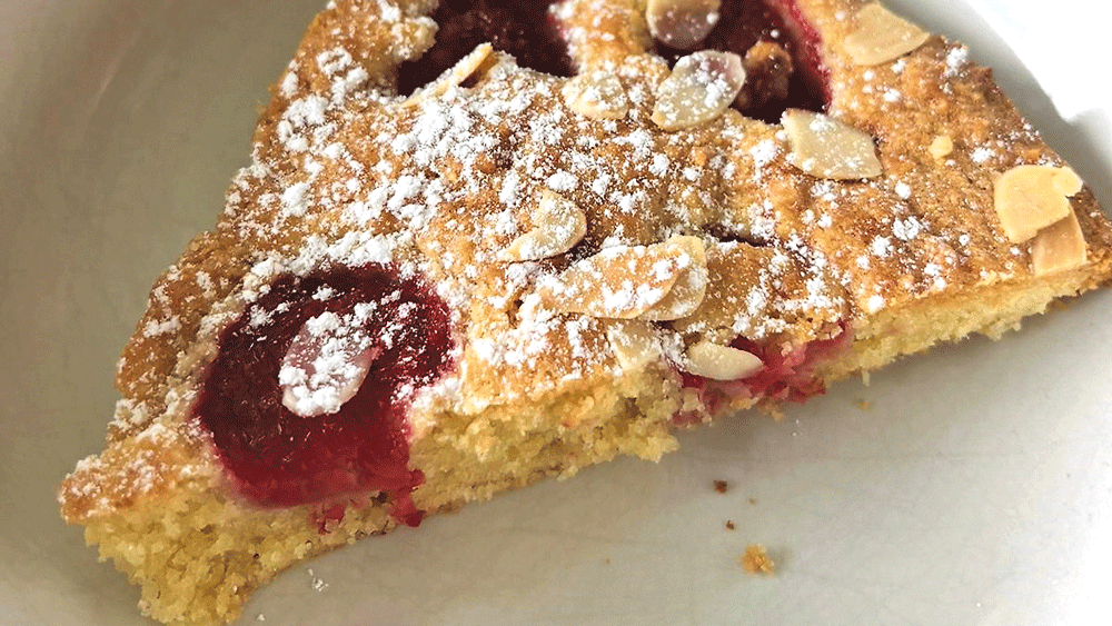 Food with passion: Raspberry & Almond Bakewell Cake Food with passion: Raspberry & Almond Bakewell Cake