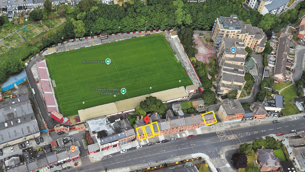 Council acquire five houses as part of €3m redevelopment of St Patrick’s Athletic ground Council acquire five houses as part of €3m redevelopment of St Patrick’s Athletic ground