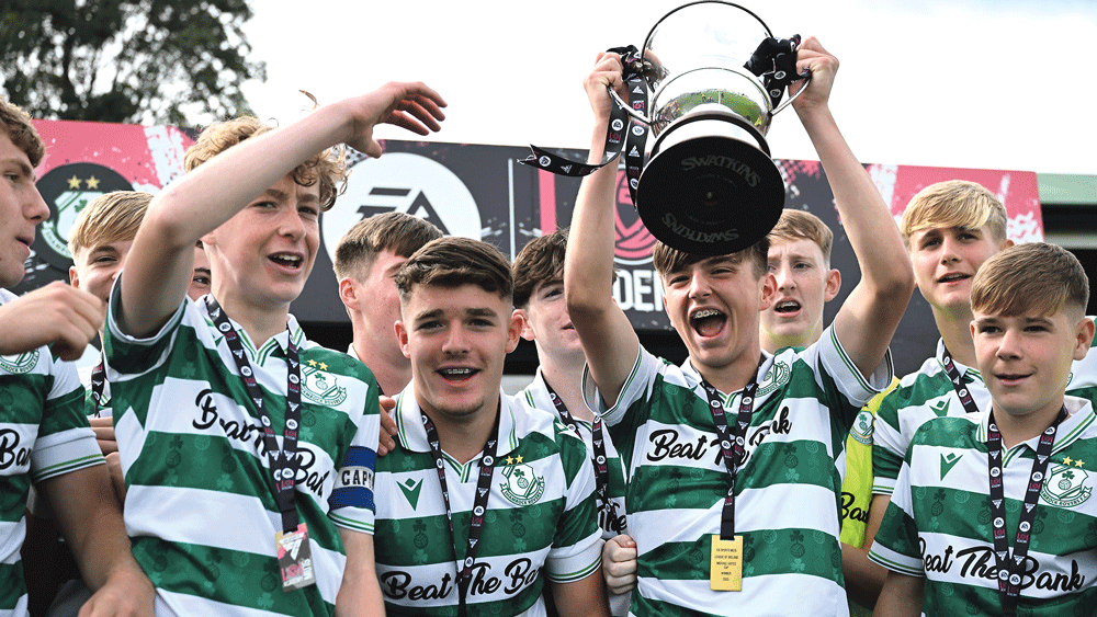 Joy for Rovers U15s after cup success over Bohs