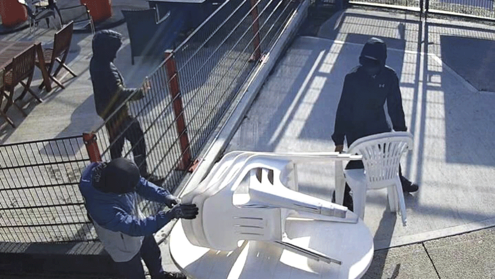 Football Club equipment vandalised and stolen while threats are made to staff