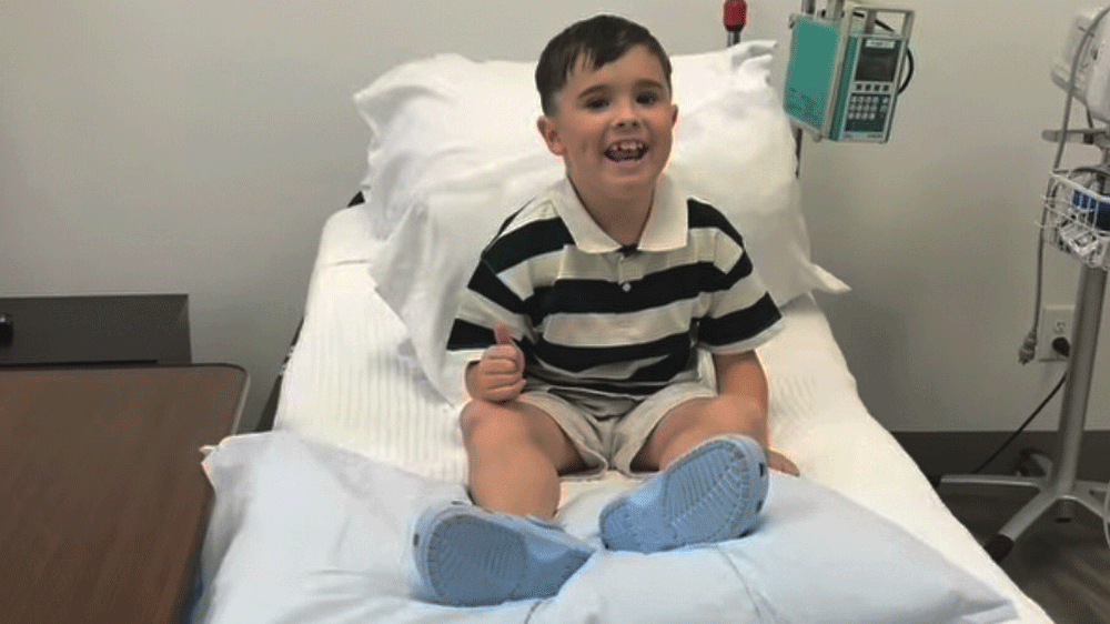 Archie’s family are ‘beyond proud’ and are waiting on test results from America