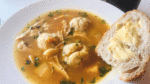 Food with passion: Golden Goodness Chicken Soup with Dumplings