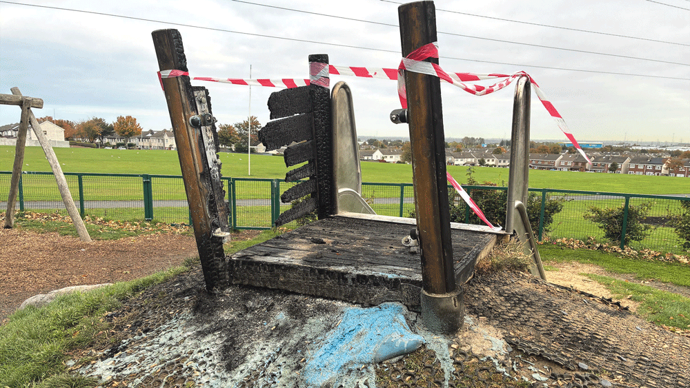 ‘How angry we are’ over playground fire ‘How angry we are’ over playground fire