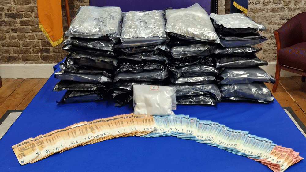 Cannabis and cocaine worth €690k seized in Clondalkin