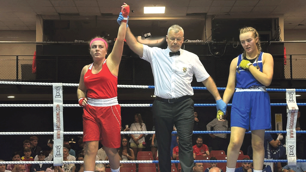 Boxing talent on show in inter championships Boxing talent on show in inter championships