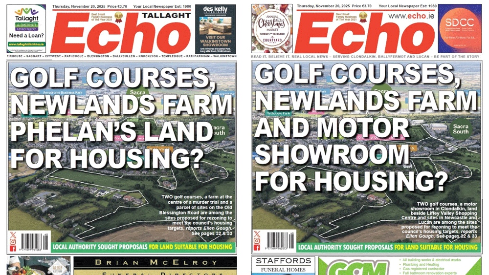 The Echo Newspaper, November 20th, 2025 – West edition The Echo Newspaper, November 20th, 2025 – West edition