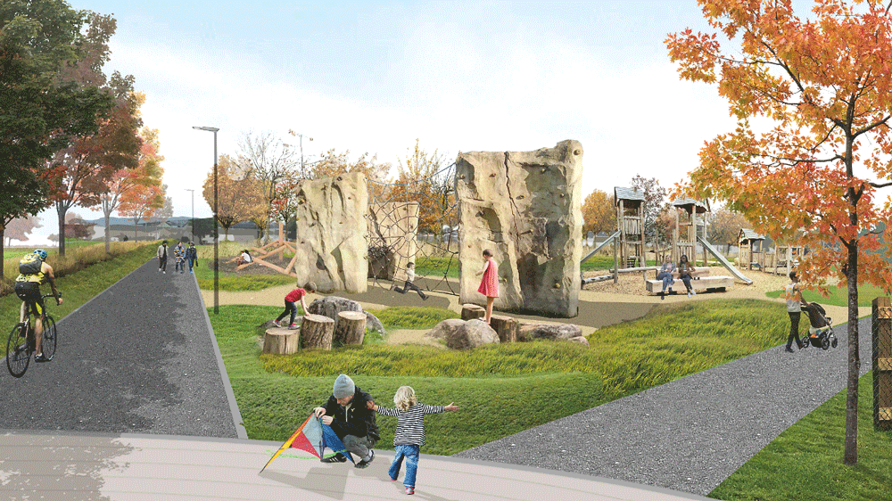 Dog park, multi-use games and four new entrance plazas planned for McGee Park Dog park, multi-use games and four new entrance plazas planned for McGee Park