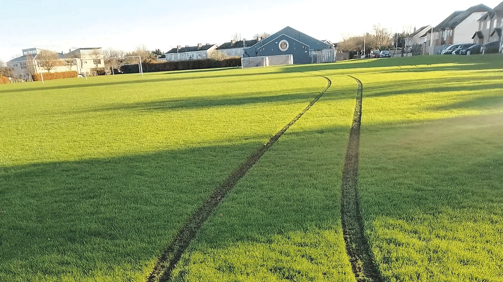 Call-out for council barriers after car vandals wreck pitch