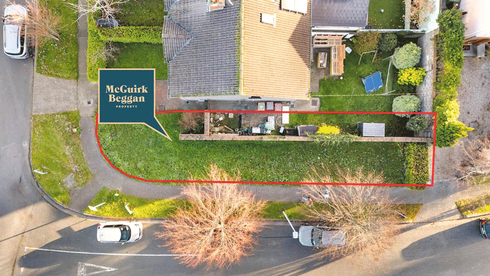 Narrow site complete with planning on market for €300k Narrow site complete with planning on market for €300k