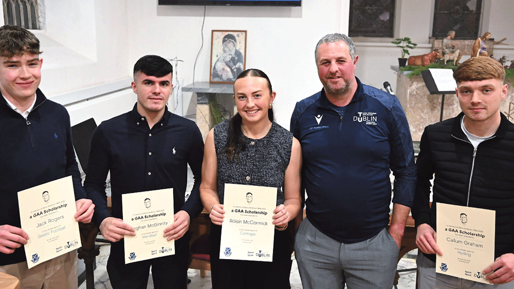 GAA scholarship named in memory of coach Gerry