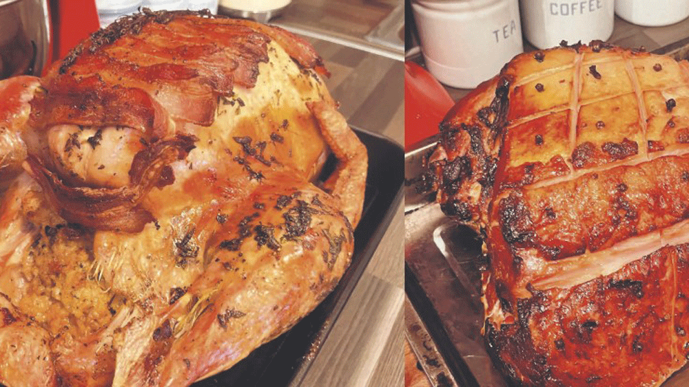 Christmas Food . . . Amazing Christmas Turkey and Ham