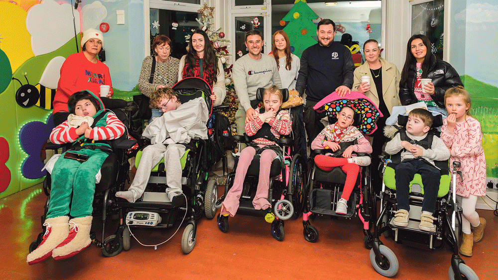 Lost Boys Walking Group presented with their award