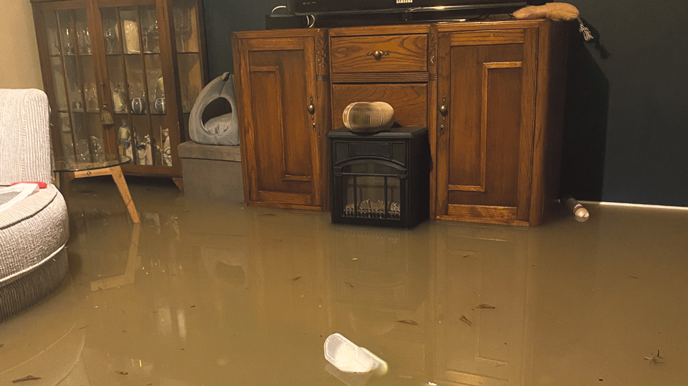 ‘I was in water up to my shins’ as apartments flooded in storm ‘I was in water up to my shins’ as apartments flooded in storm