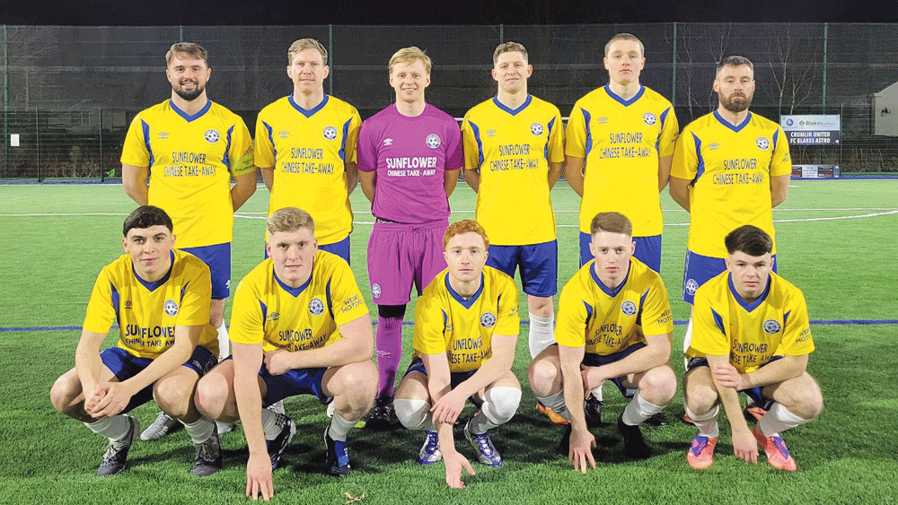 Crumlin progress to quarters