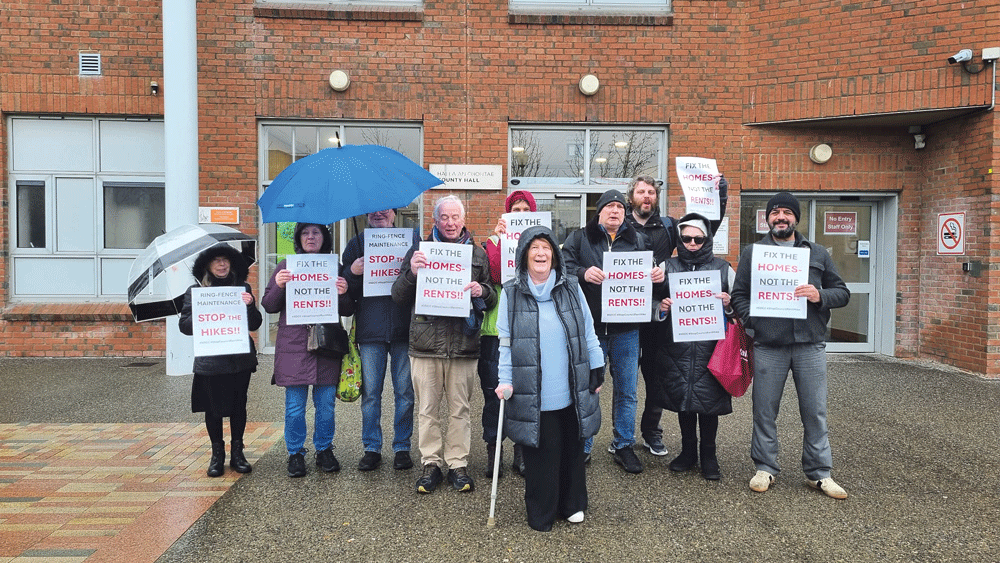 ‘People are struggling and terrified of a rent increase’