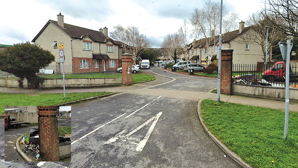 CCTV installed  to deter illegal dumping is vandalised