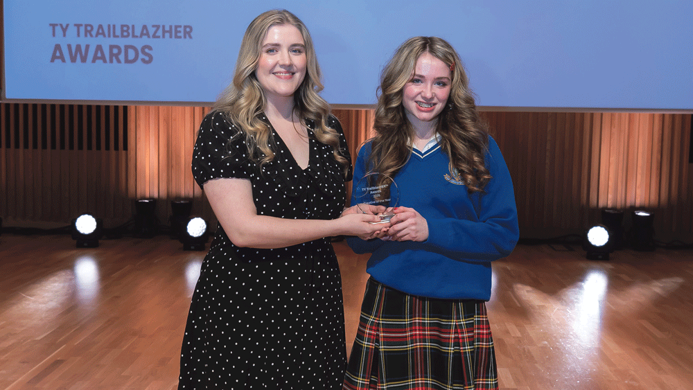 Ciara’s creative life at her school is recognised