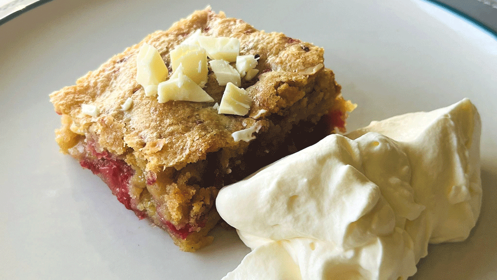 Food with Passion: White Chocolate Raspberry Brown Butter Blondies
