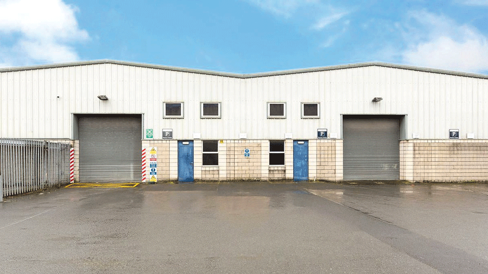 Modern warehouse on market for €850,000 at Crag Avenue