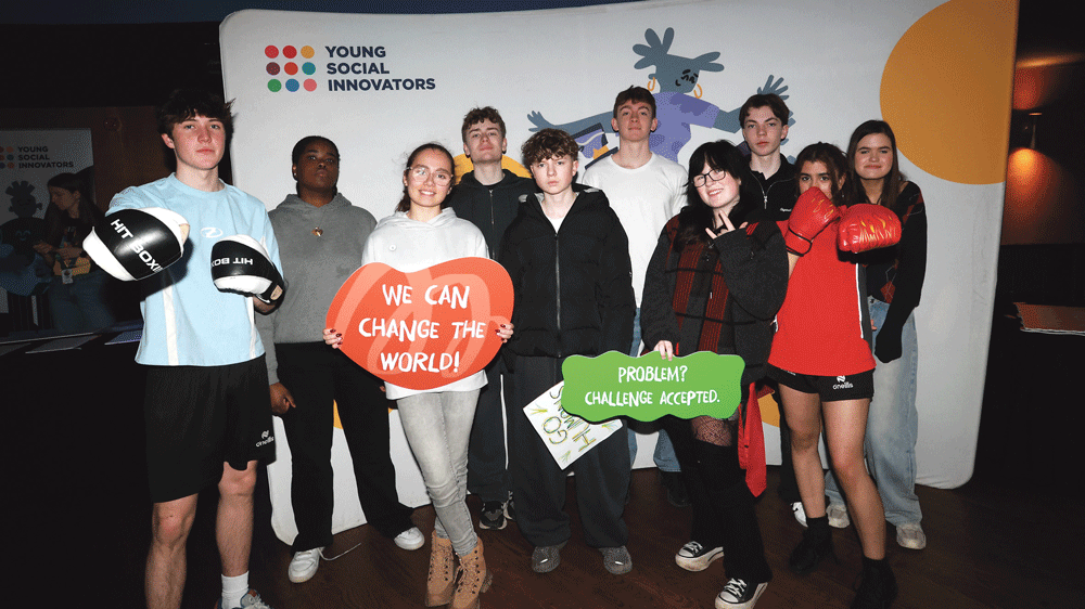 Young people shaping change  in their communities today