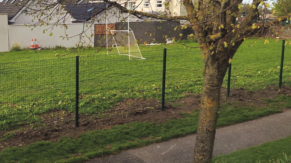 Fenced-in green space causes anger amongst Old Bawn locals