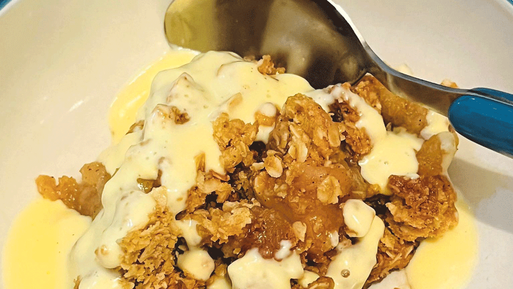 Food with passion: Oaty Apple Crumble