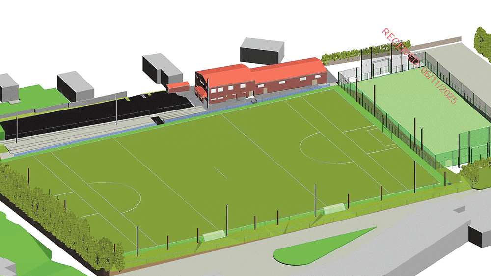 St Mary’s GAA 3G all-weather pitch approved