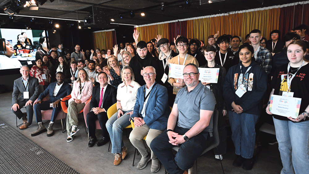 High-tech innovation for TY students with Google hosting