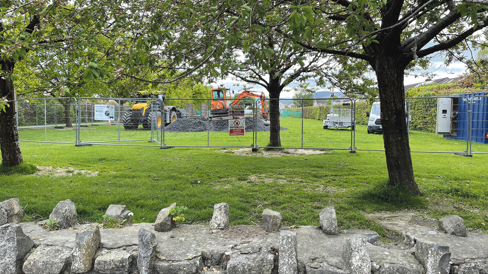 Work begins on new play space