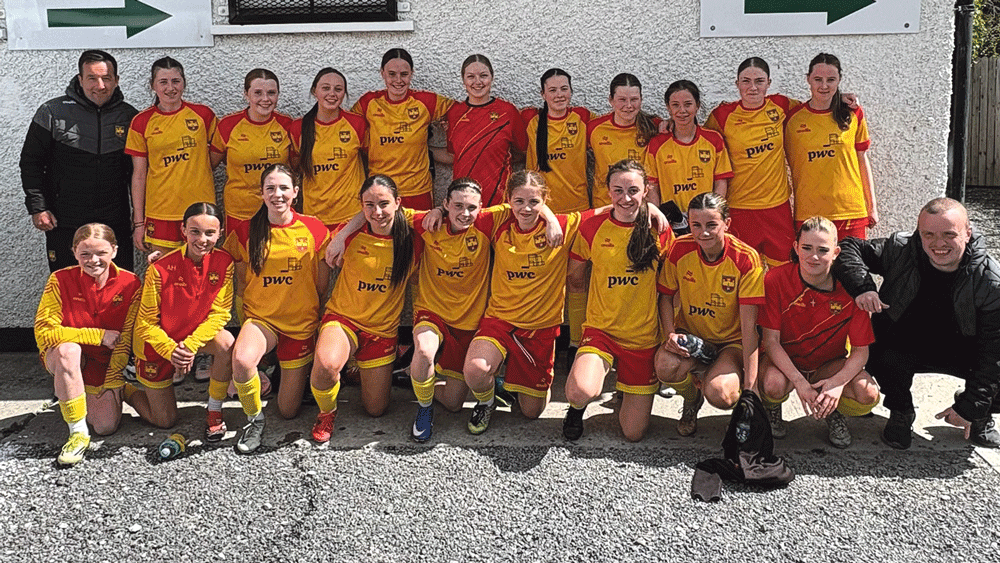 Joy for Kilnamanagh U16 girls winning league crown