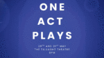 Harold’s Cross Tallaght to stage one-act plays