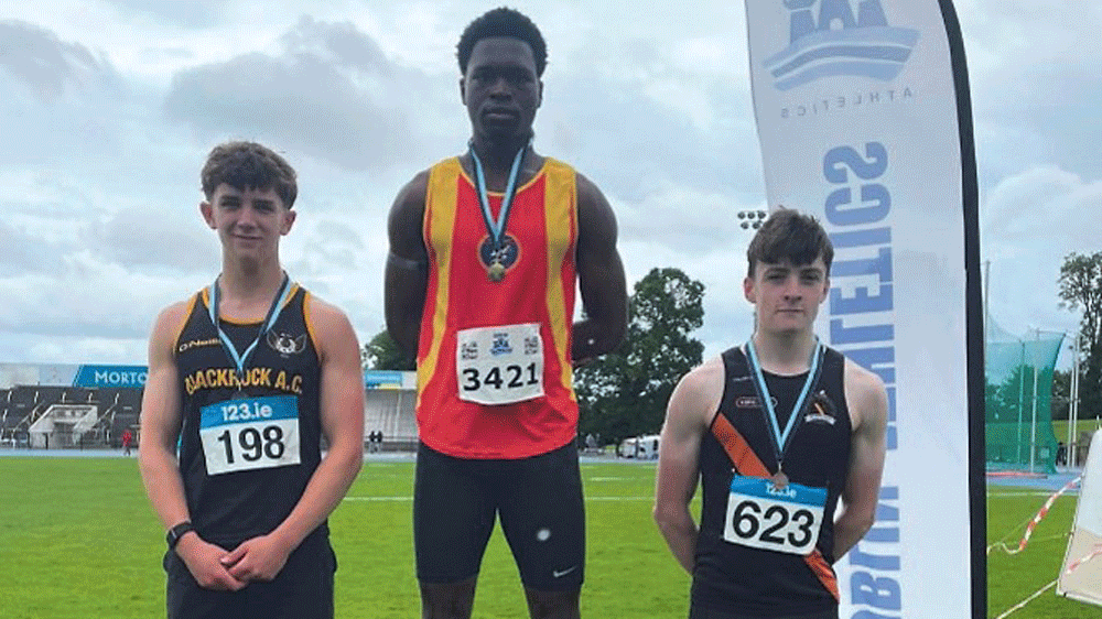 Podium places for Tallaght athletes Podium places for Tallaght athletes